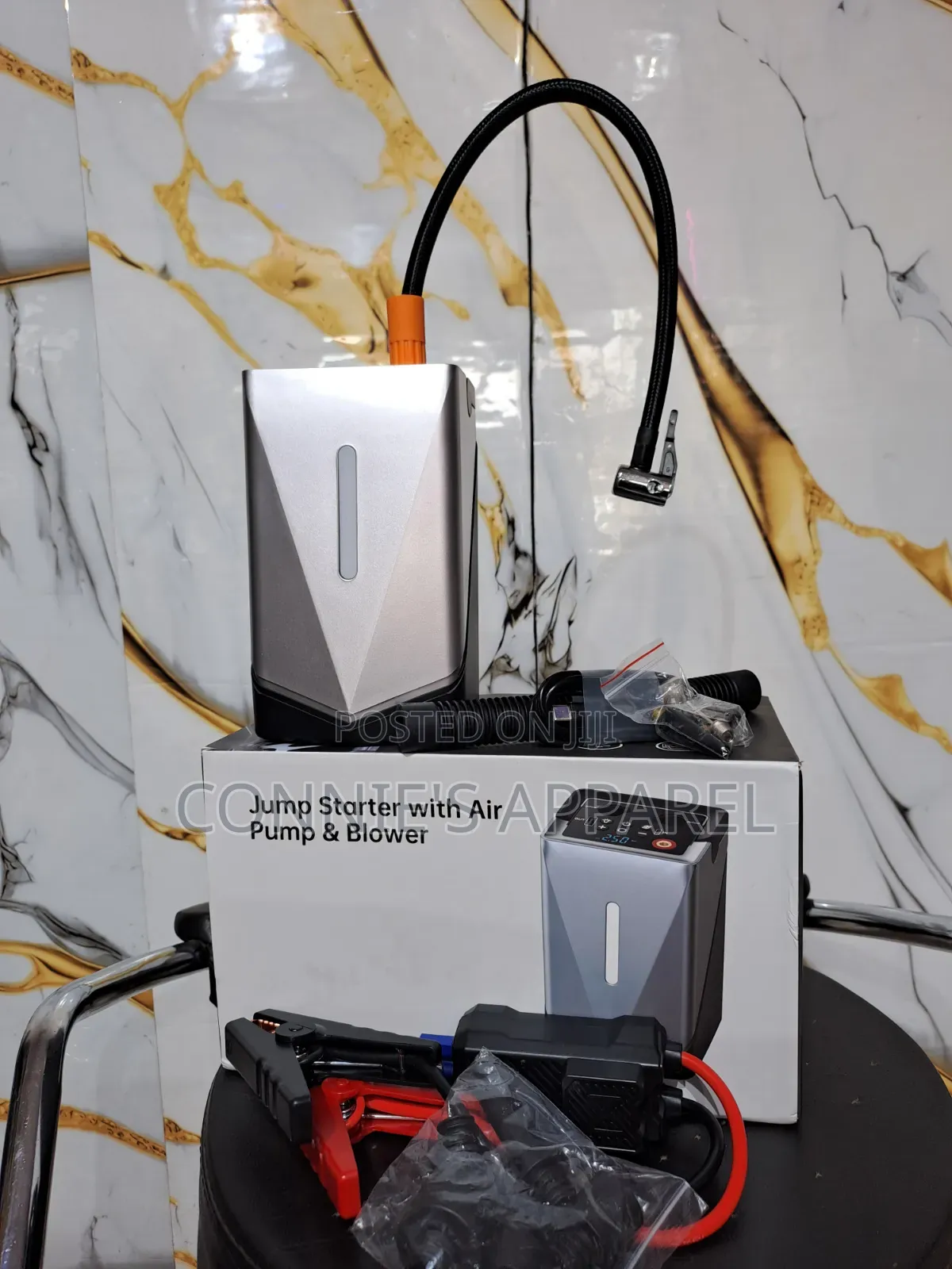 Car Jump Starter With Air Pump and Blower