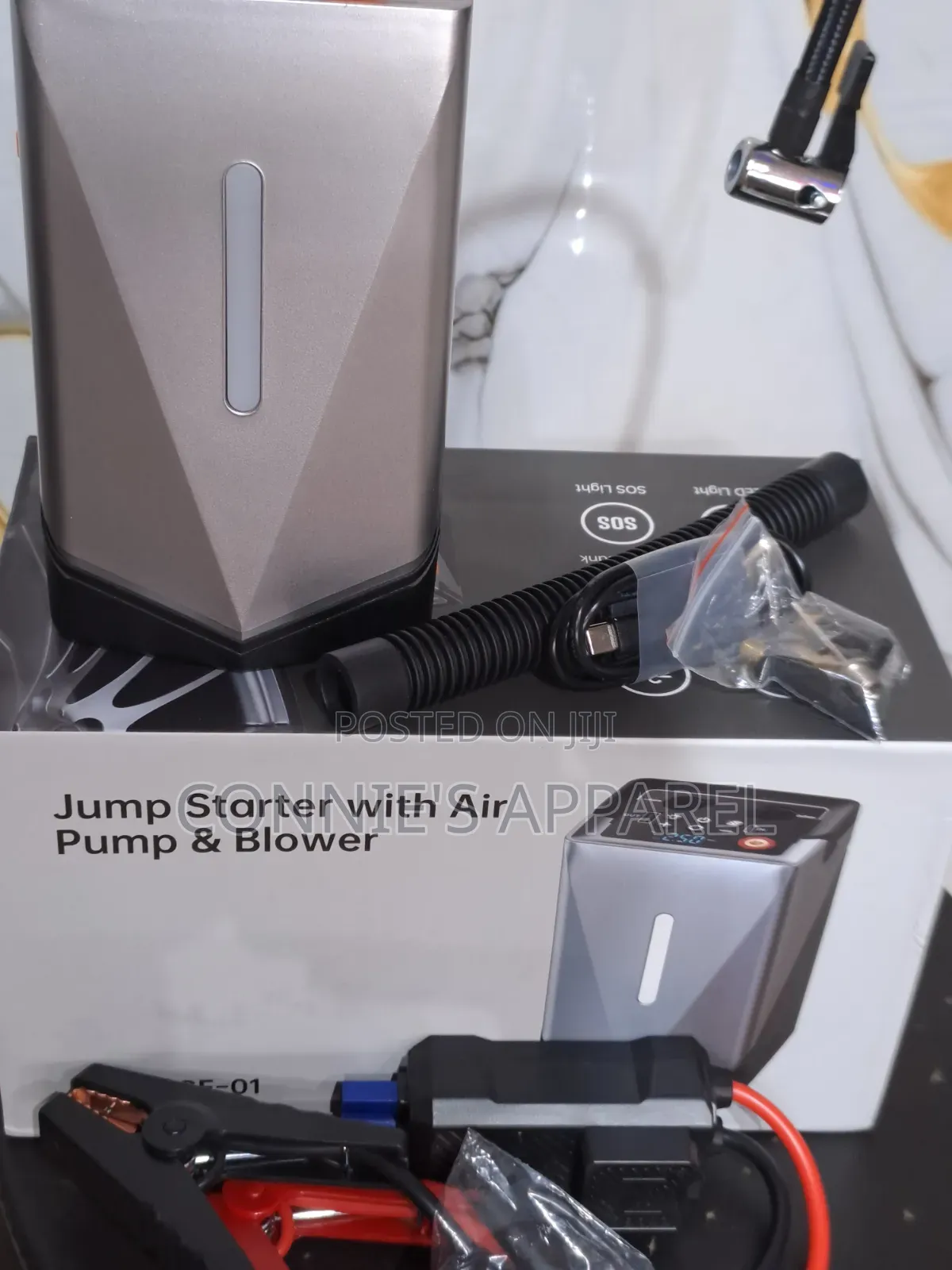 Car Jump Starter With Air Pump and Blower