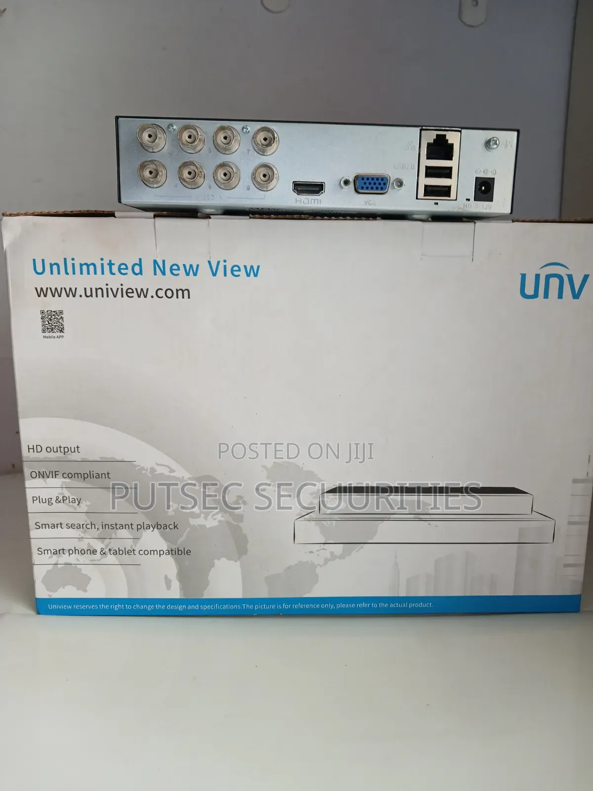 8 Channel Uniview DVR 2mp
