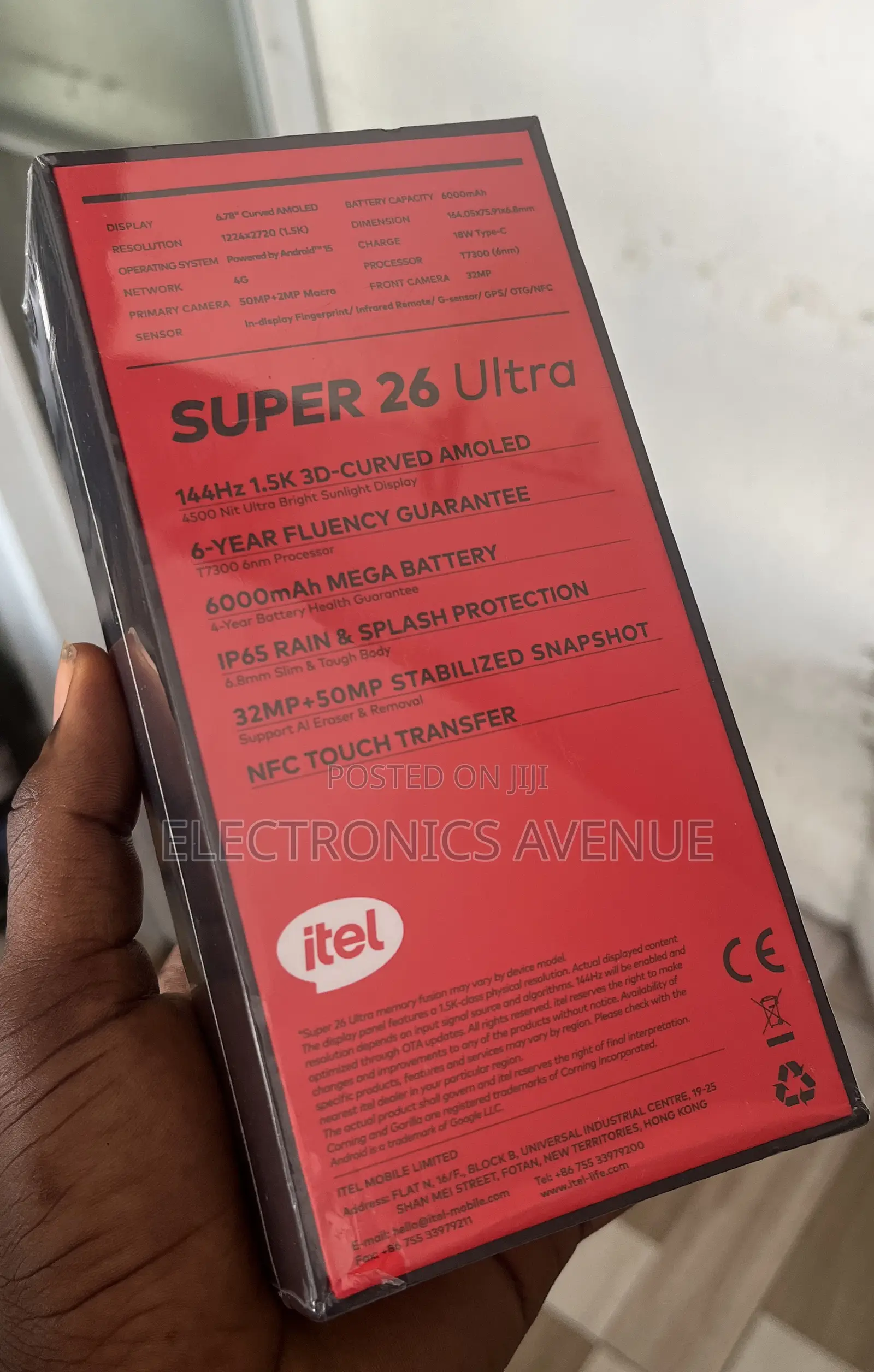 New Itel Super 26 Ultra 256 GB