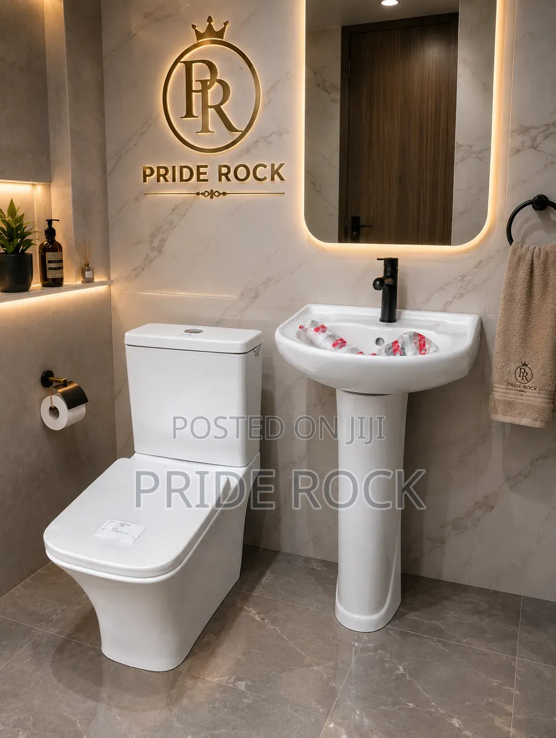 Quality Press Top Wc With Basin and Stand Complete