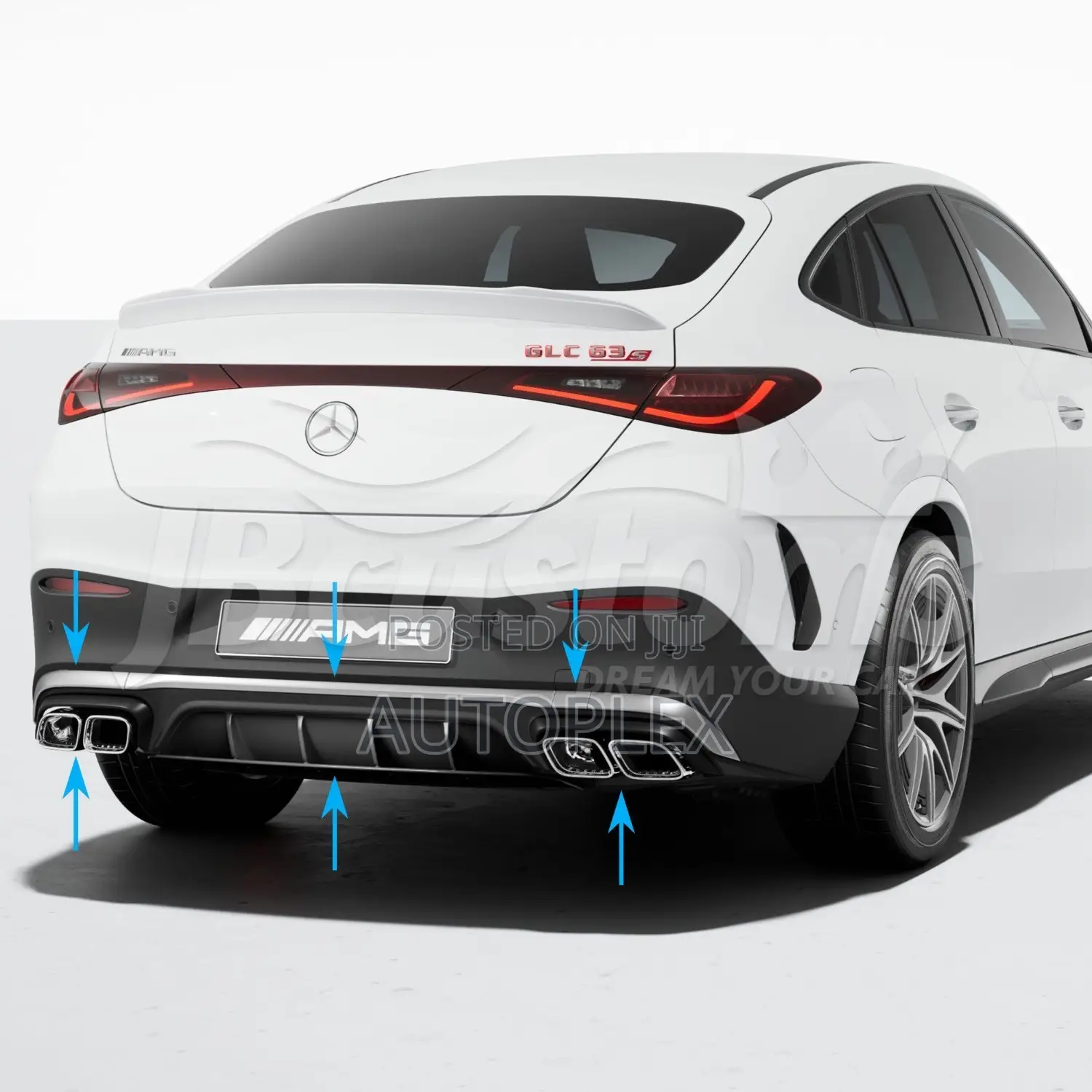 Back Bumper Diffuser for Gle Coupe 2020-2025