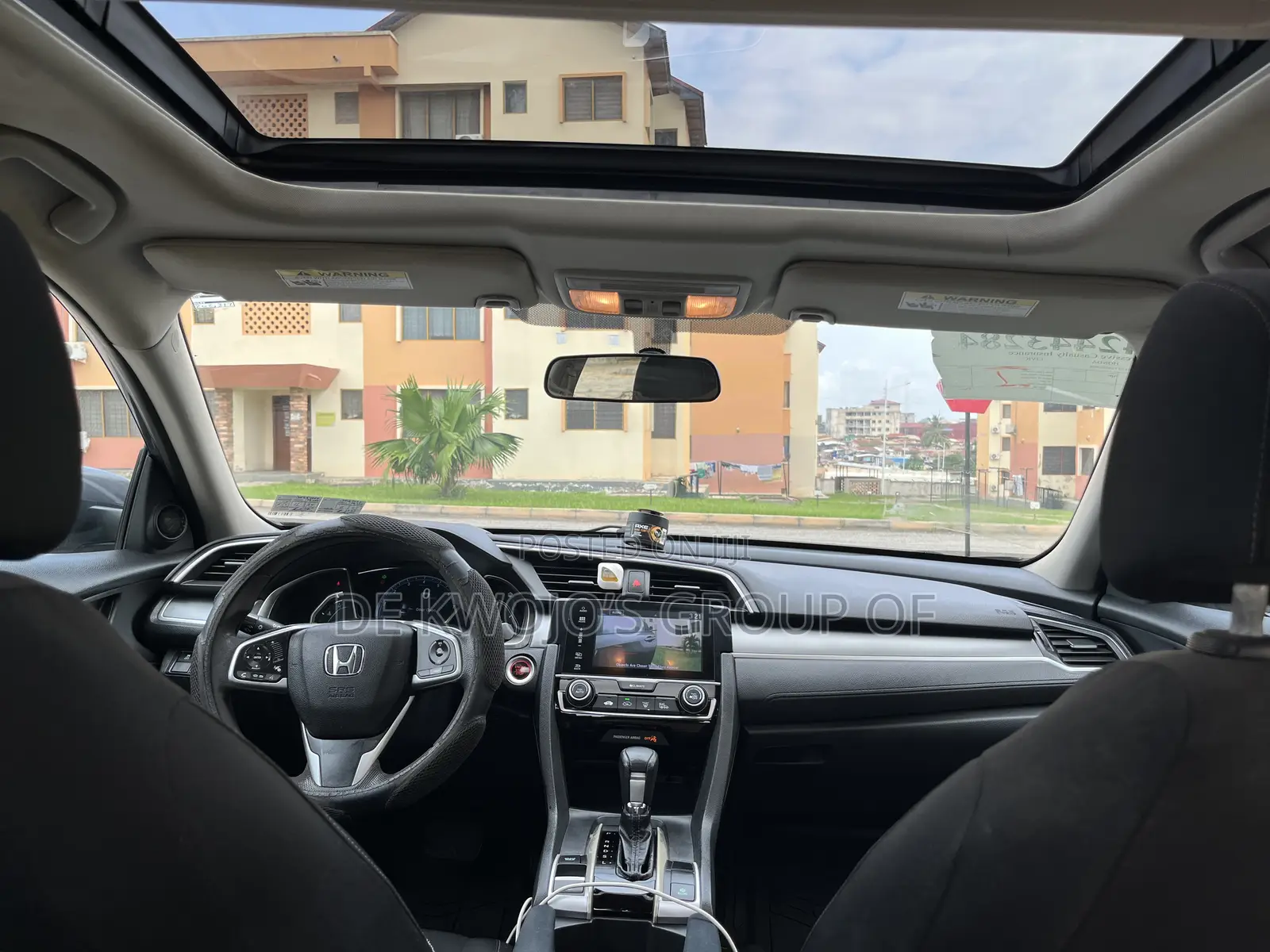Honda Civic EX Sedan 2018 Gray