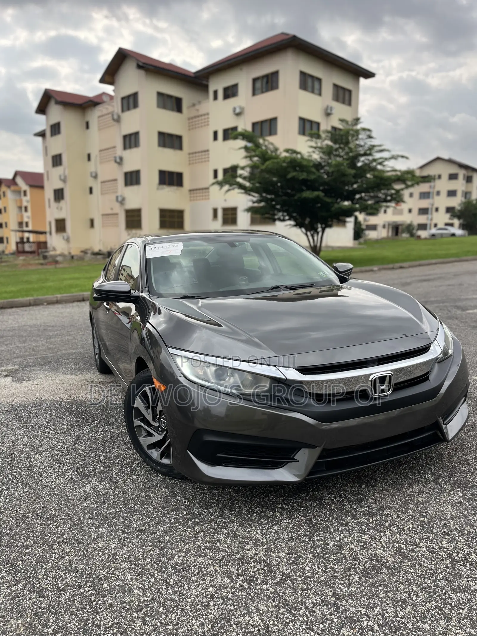 Honda Civic EX Sedan 2018 Gray
