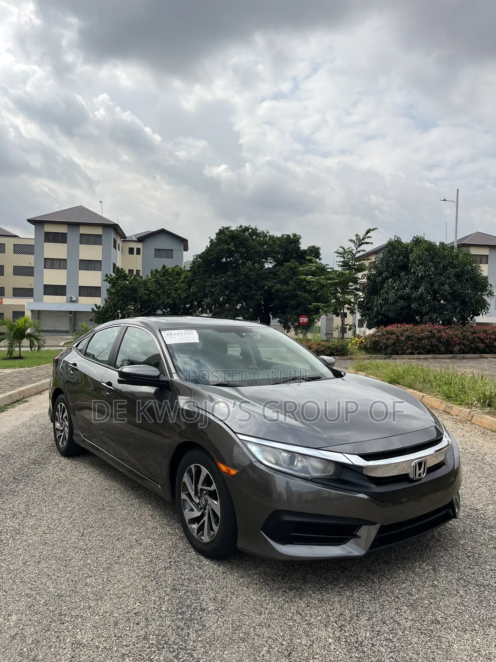 Honda Civic EX Sedan 2018 Gray