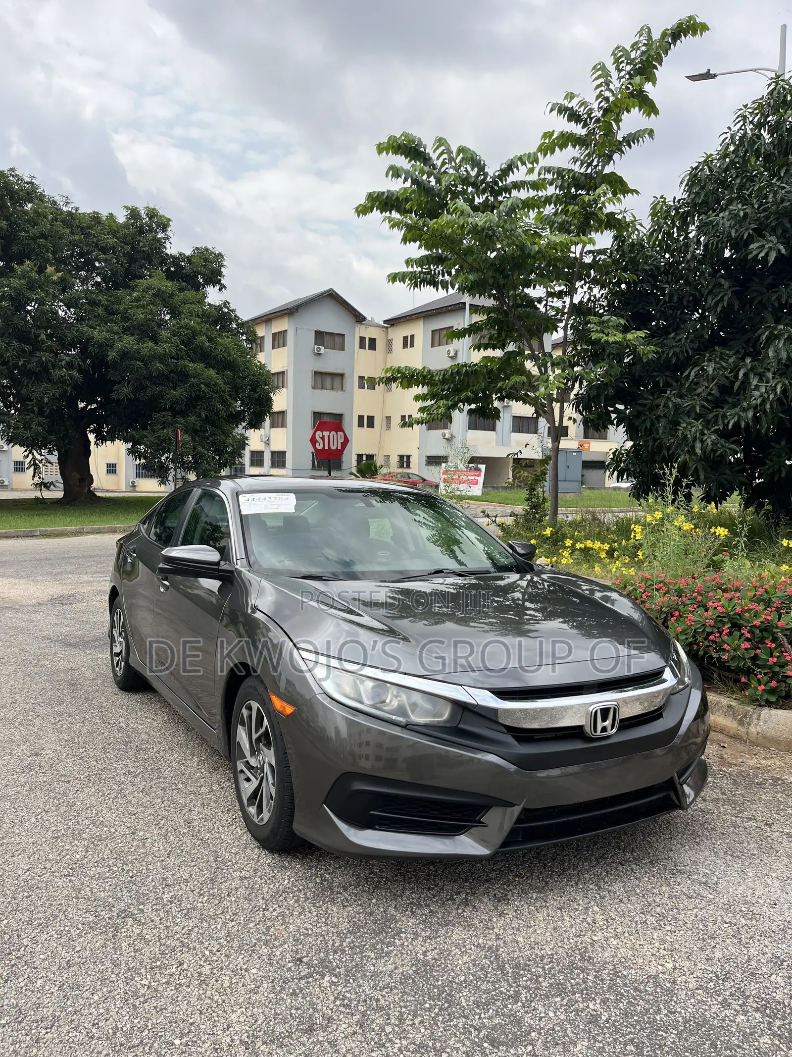 Honda Civic EX Sedan 2018 Gray