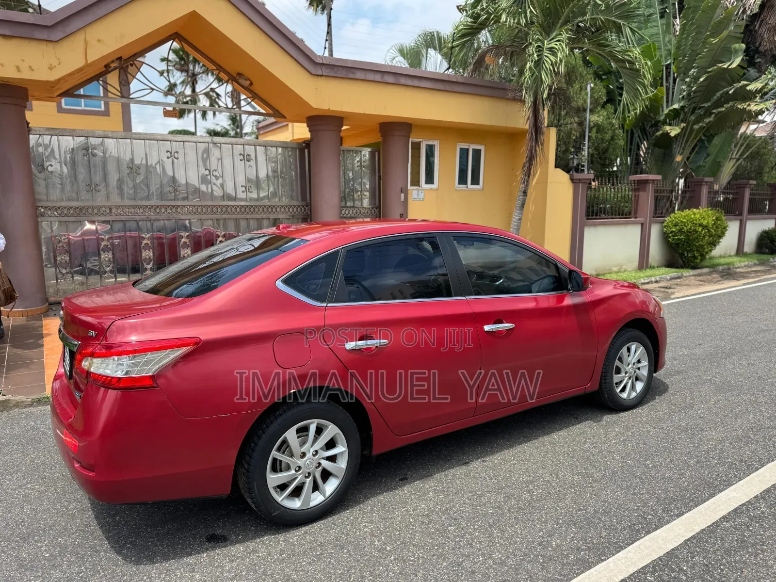 Nissan Sentra SV 4dr Sedan (1.8L 4cyl CVT) 2015 Red