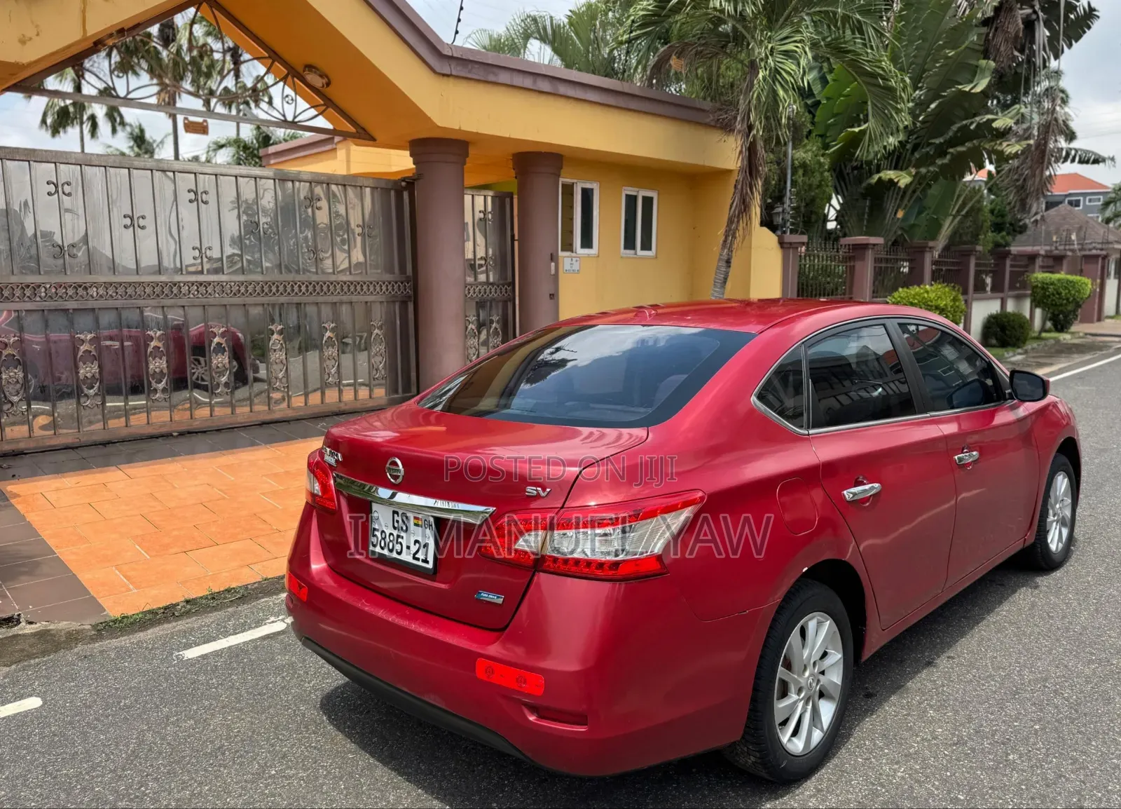 Nissan Sentra SV 4dr Sedan (1.8L 4cyl CVT) 2015 Red