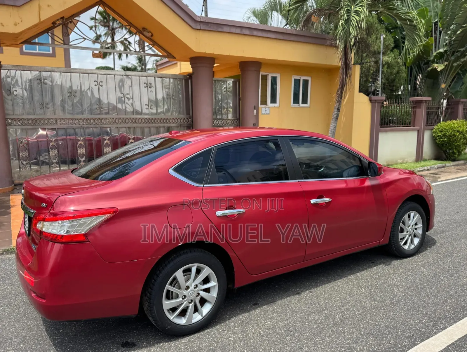 Nissan Sentra SV 4dr Sedan (1.8L 4cyl CVT) 2015 Red