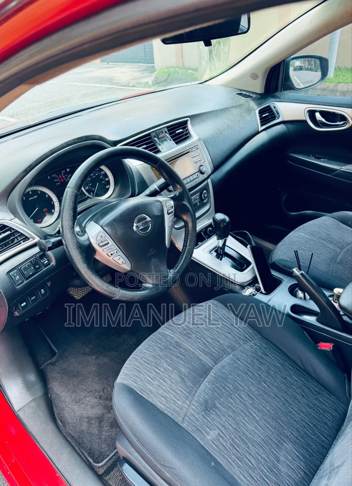 Nissan Sentra SV 4dr Sedan (1.8L 4cyl CVT) 2015 Red