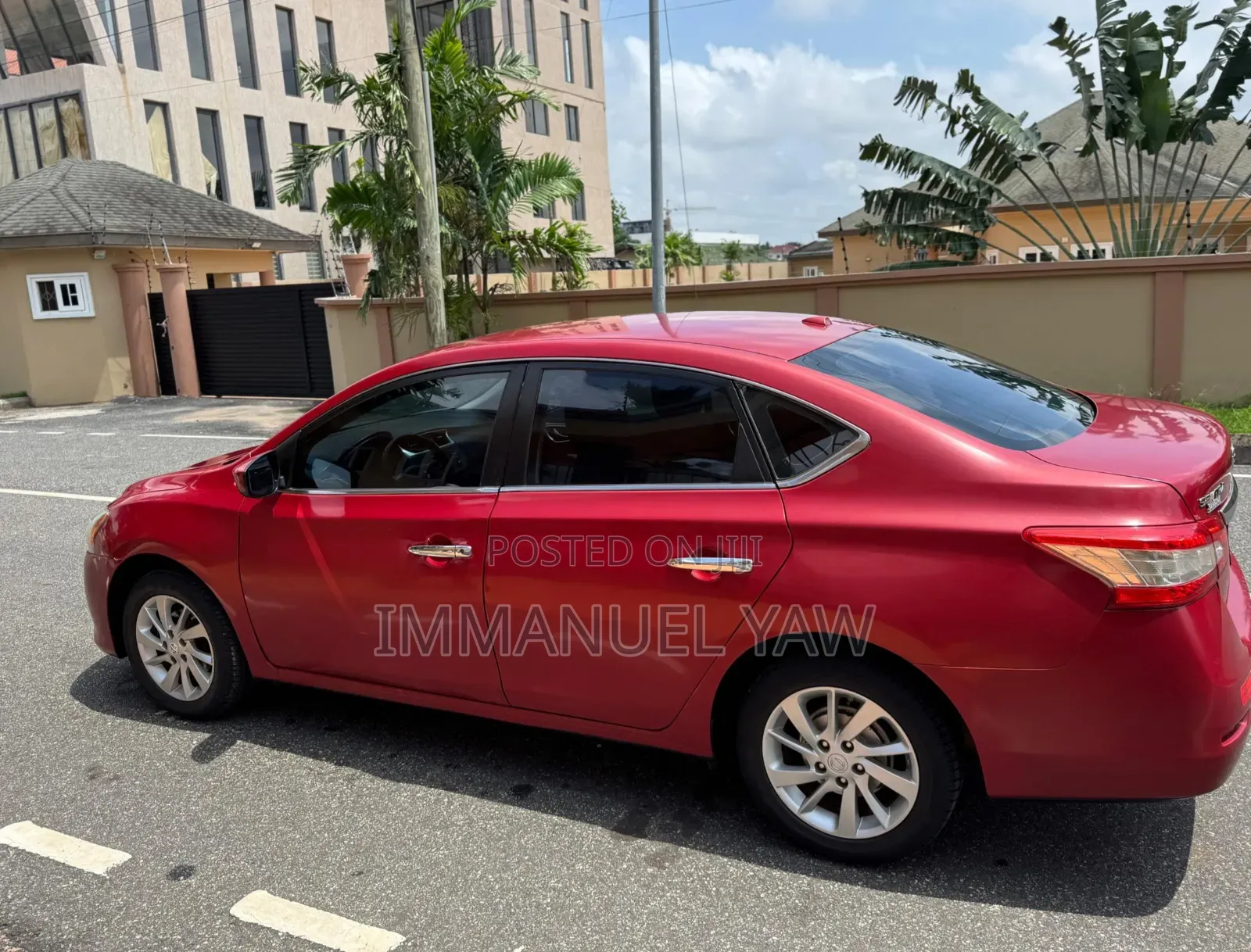 Nissan Sentra SV 4dr Sedan (1.8L 4cyl CVT) 2015 Red