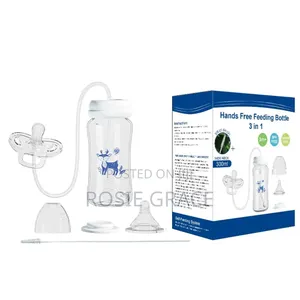 3-in-1 Hands Free Anti-Colic 240ml Feeding Bottle