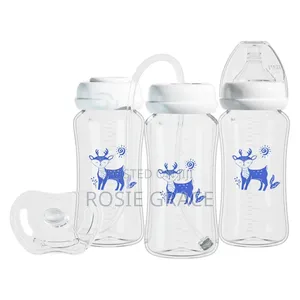 3-in-1 Hands Free Anti-Colic 240ml Feeding Bottle
