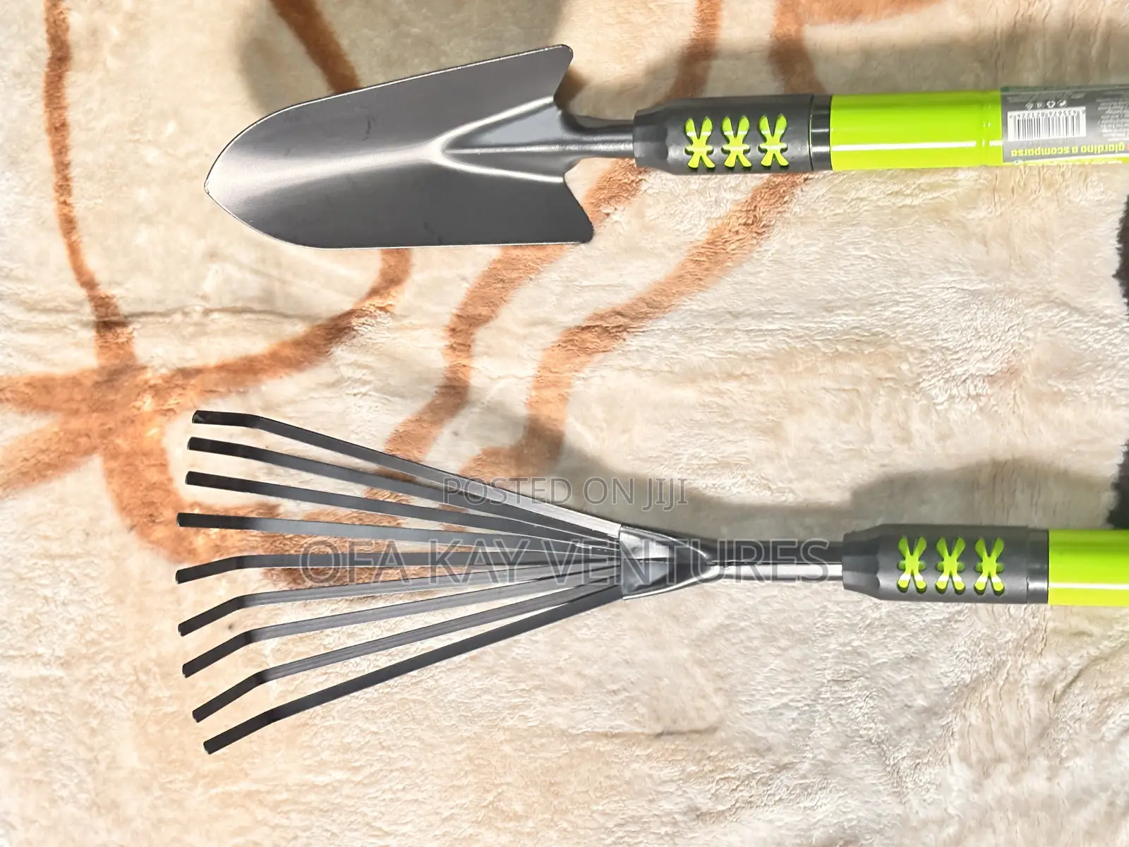 Adjustable Garden Tools Shovel and Rack