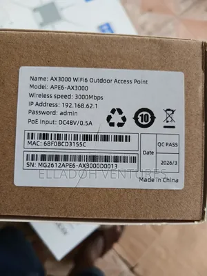 Access Point Ax3000 Outdoor Ap