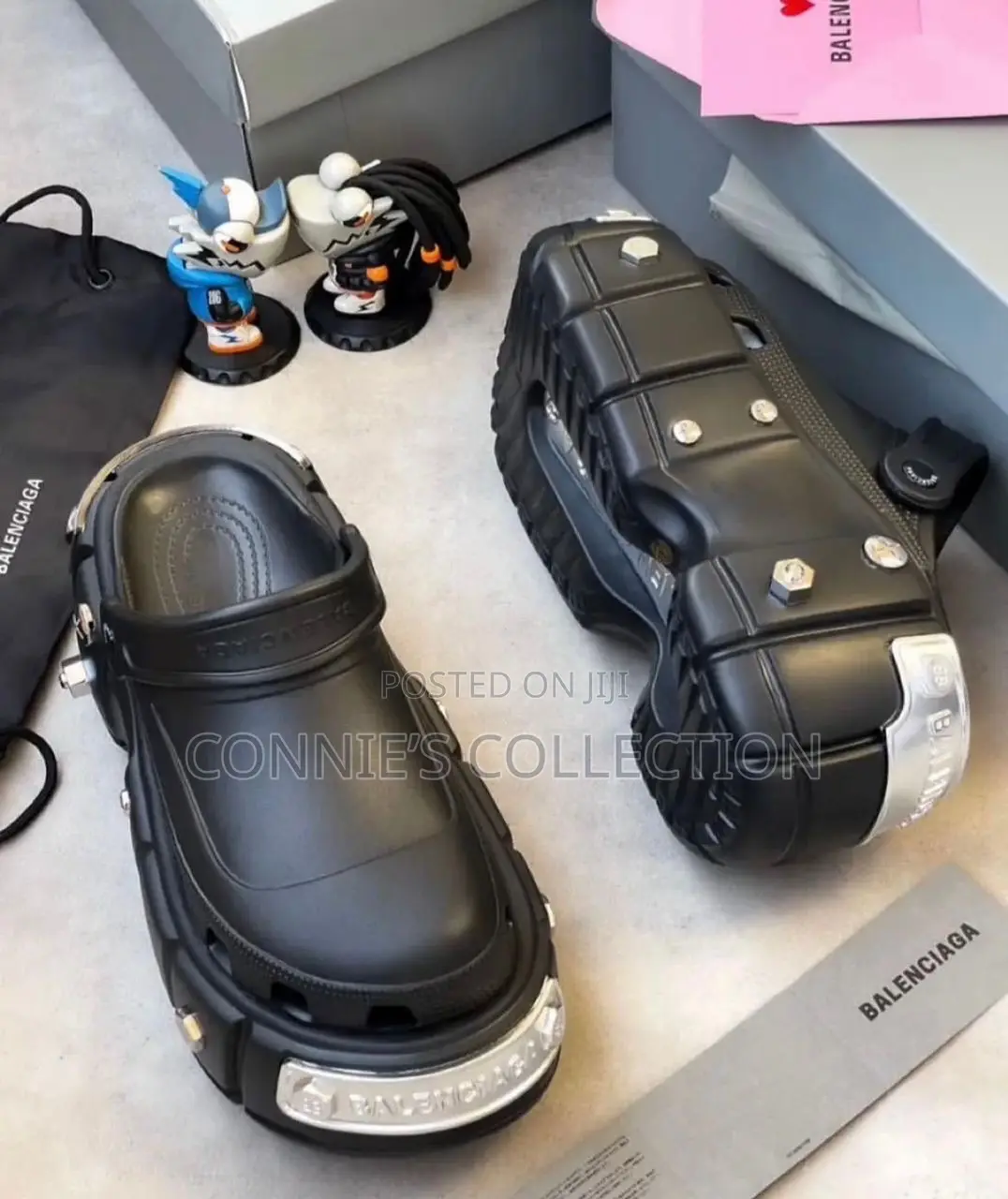 Balenciaga X Crocs Hardcrocs Platform Sandals