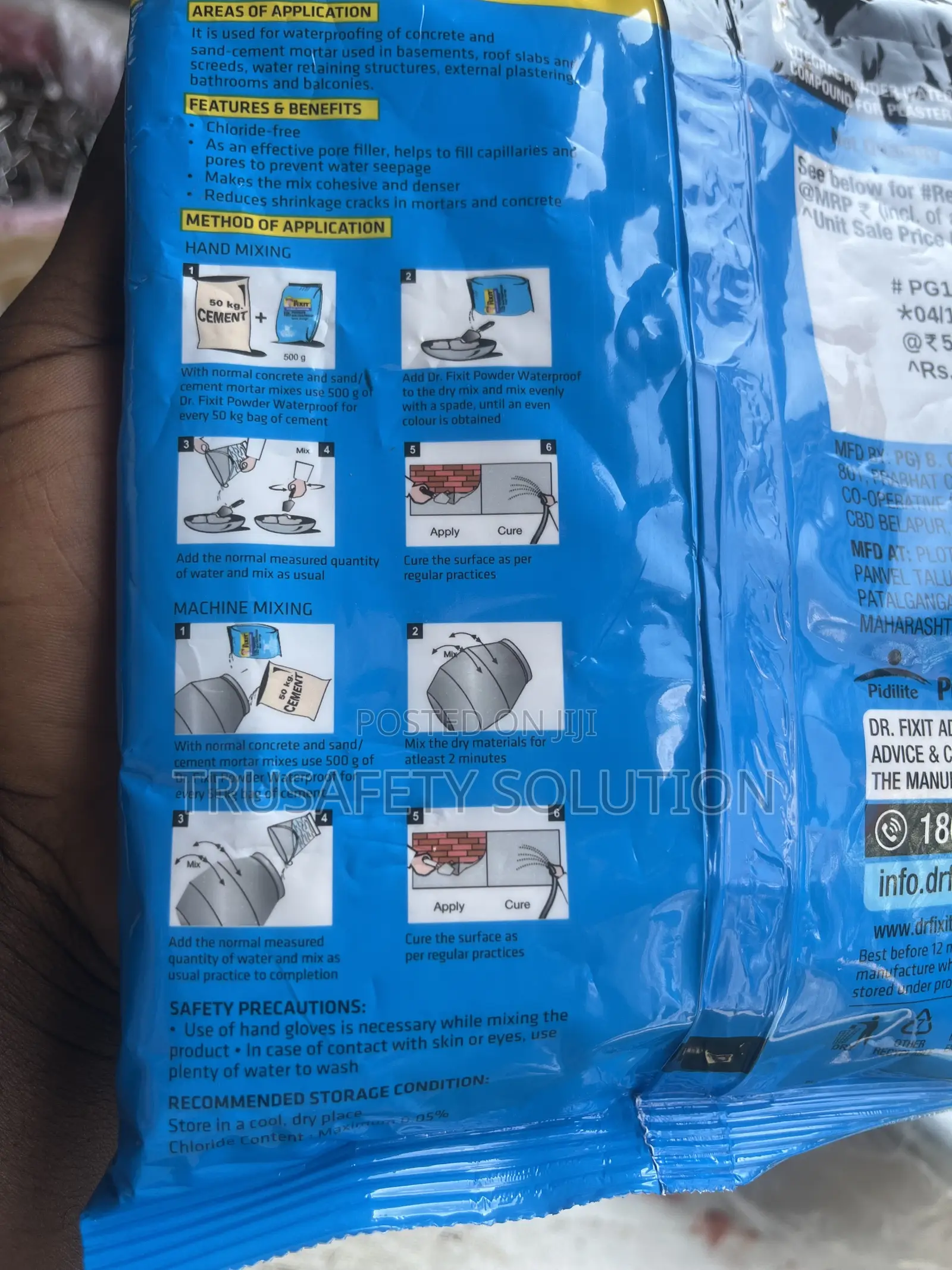 Dr Fixit Waterproof Cement (500g)