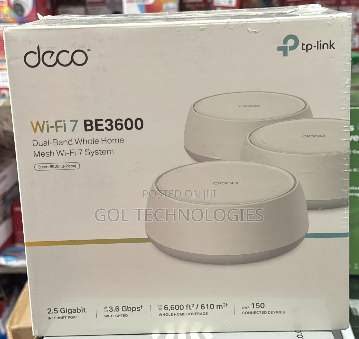Tp-Link Deco Wifi 7 Be3600 Deco Be25(3-Pack)