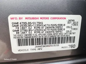 Mitsubishi Outlander 2016 Gray