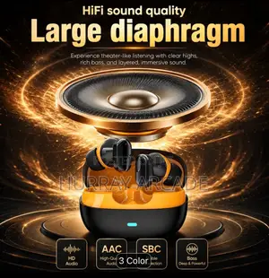 Wireless on-Ear Sleeping Headset (Black and Yellow)