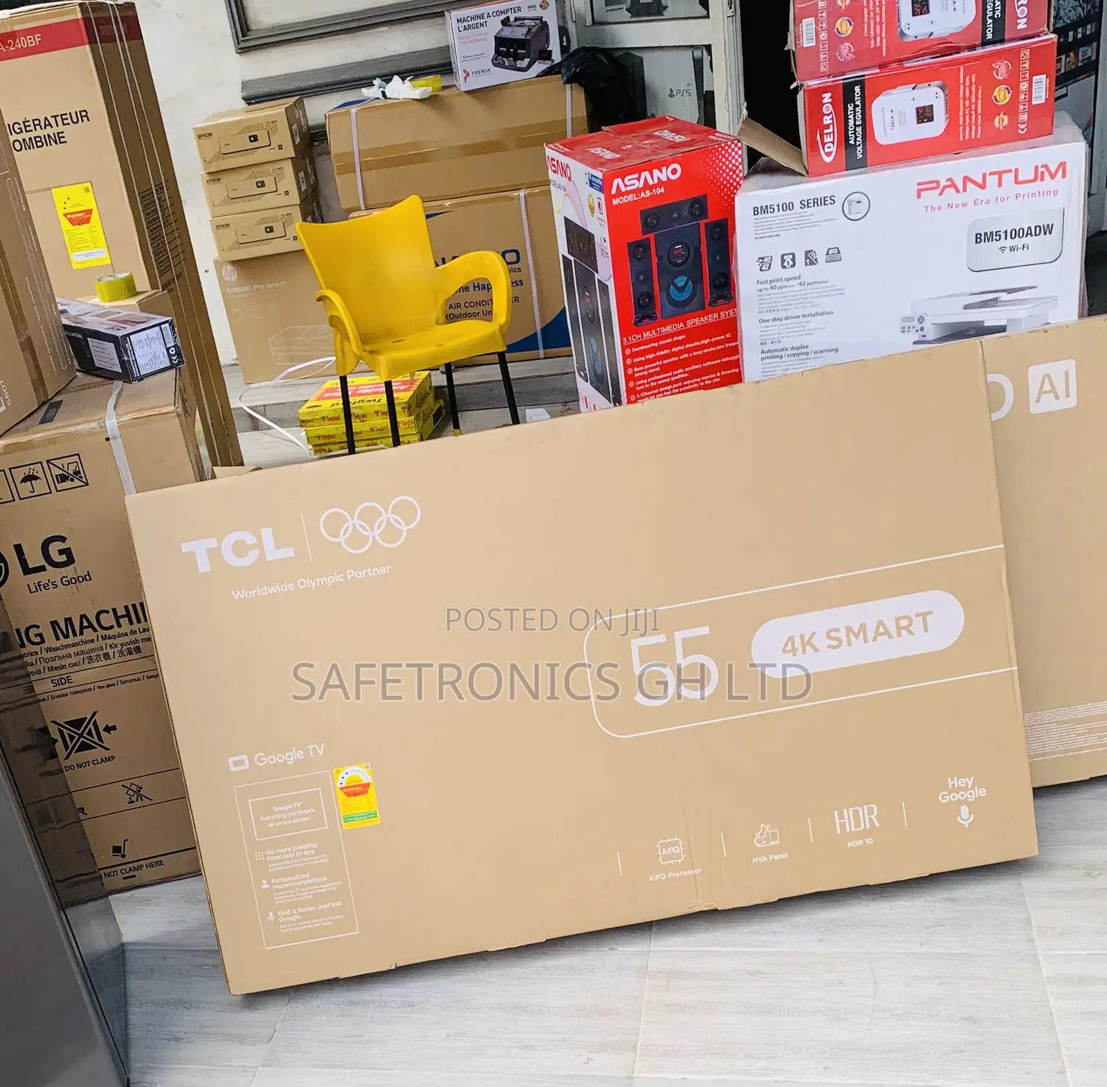 Trust Unique Smart TCL 55"P655 Uhd Tv