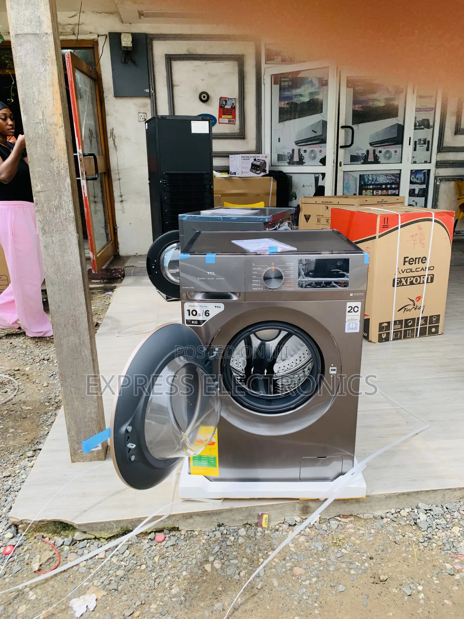 Lovely New TCL-Front Load Washer-10.5kg Dryer-6kgs-C211wdg