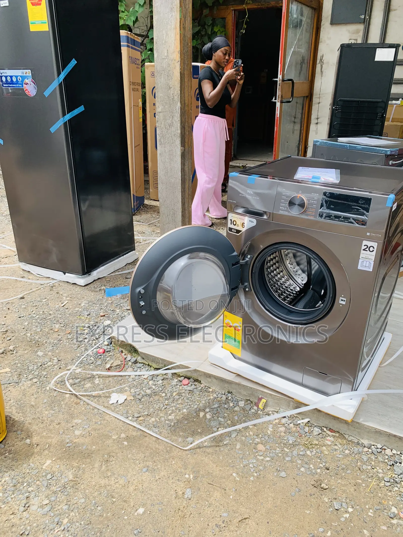 Lovely New TCL-Front Load Washer-10.5kg Dryer-6kgs-C211wdg