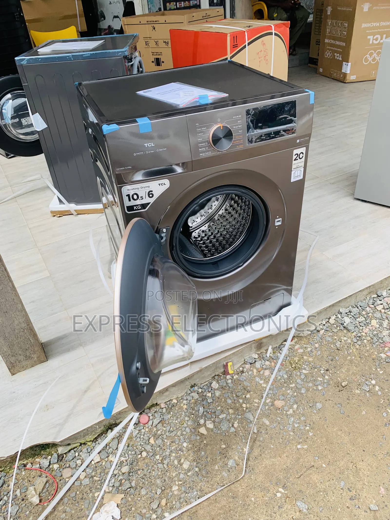 Hot  Deals TCL-Front Load Washer-10.5kg Dryer-6kgs-C211wdg