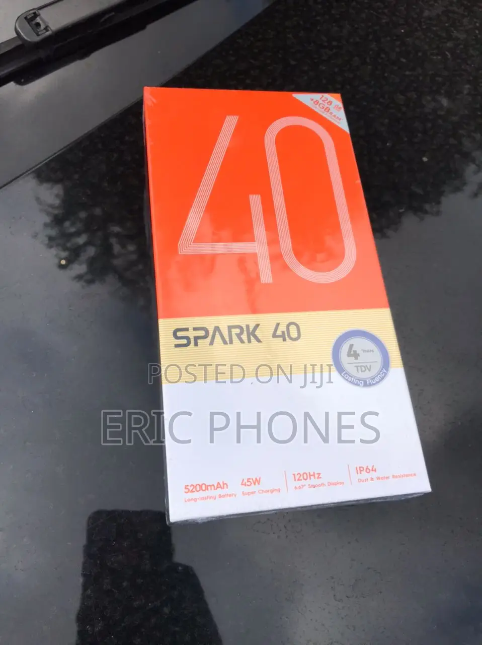 New Tecno Spark 40 128 GB Black