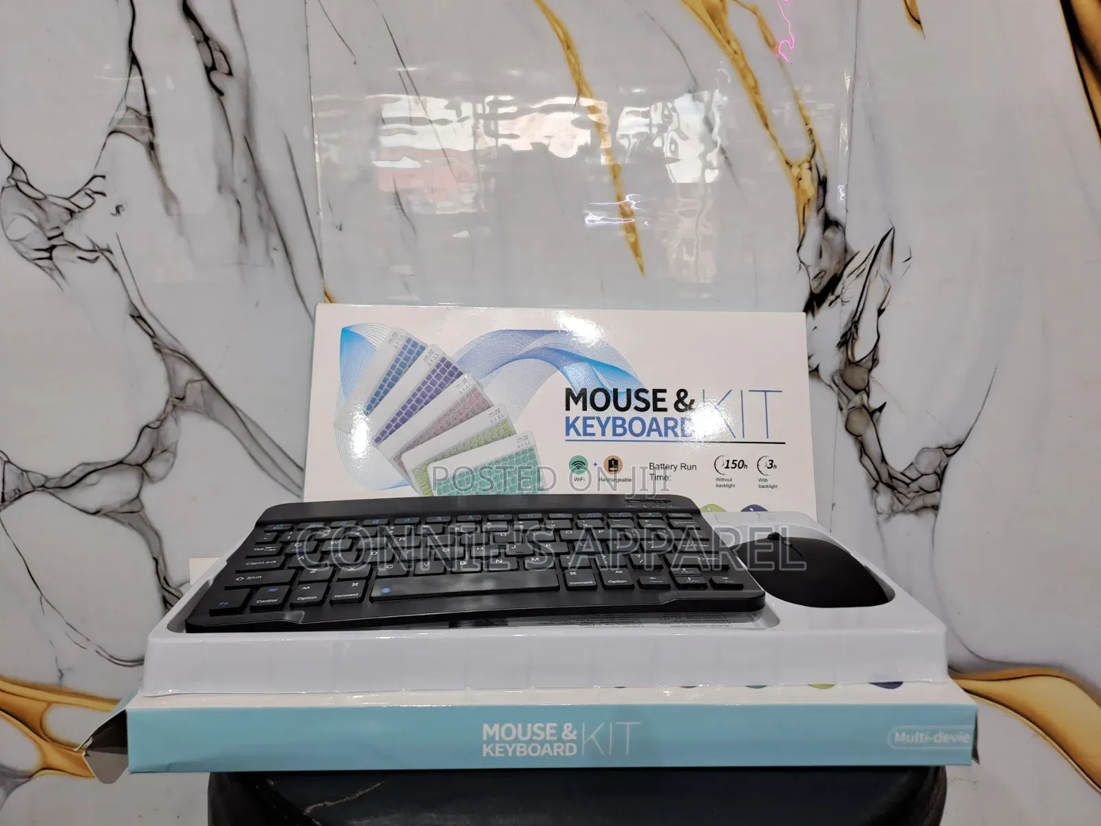 Mouse And Keyboard Kit For Tablets/Wifi And Rechargeable