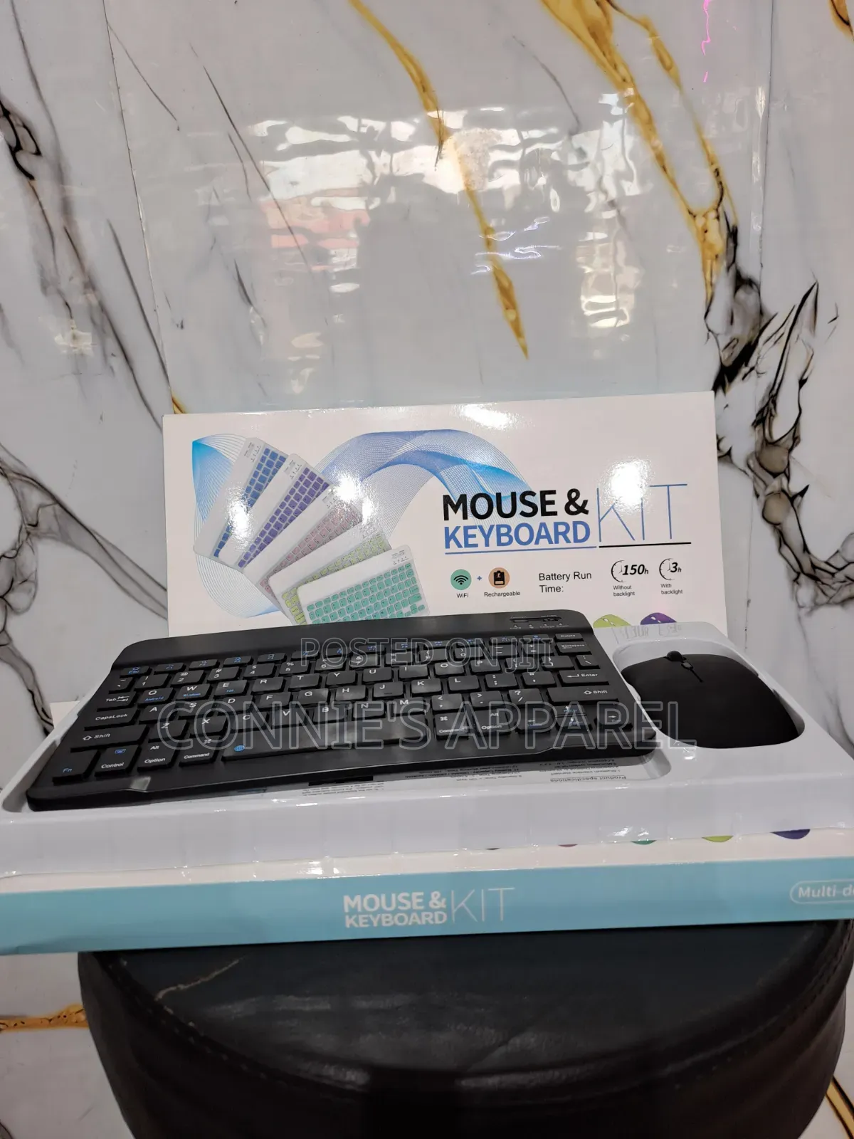 Mouse And Keyboard Kit For Tablets/Wifi And Rechargeable