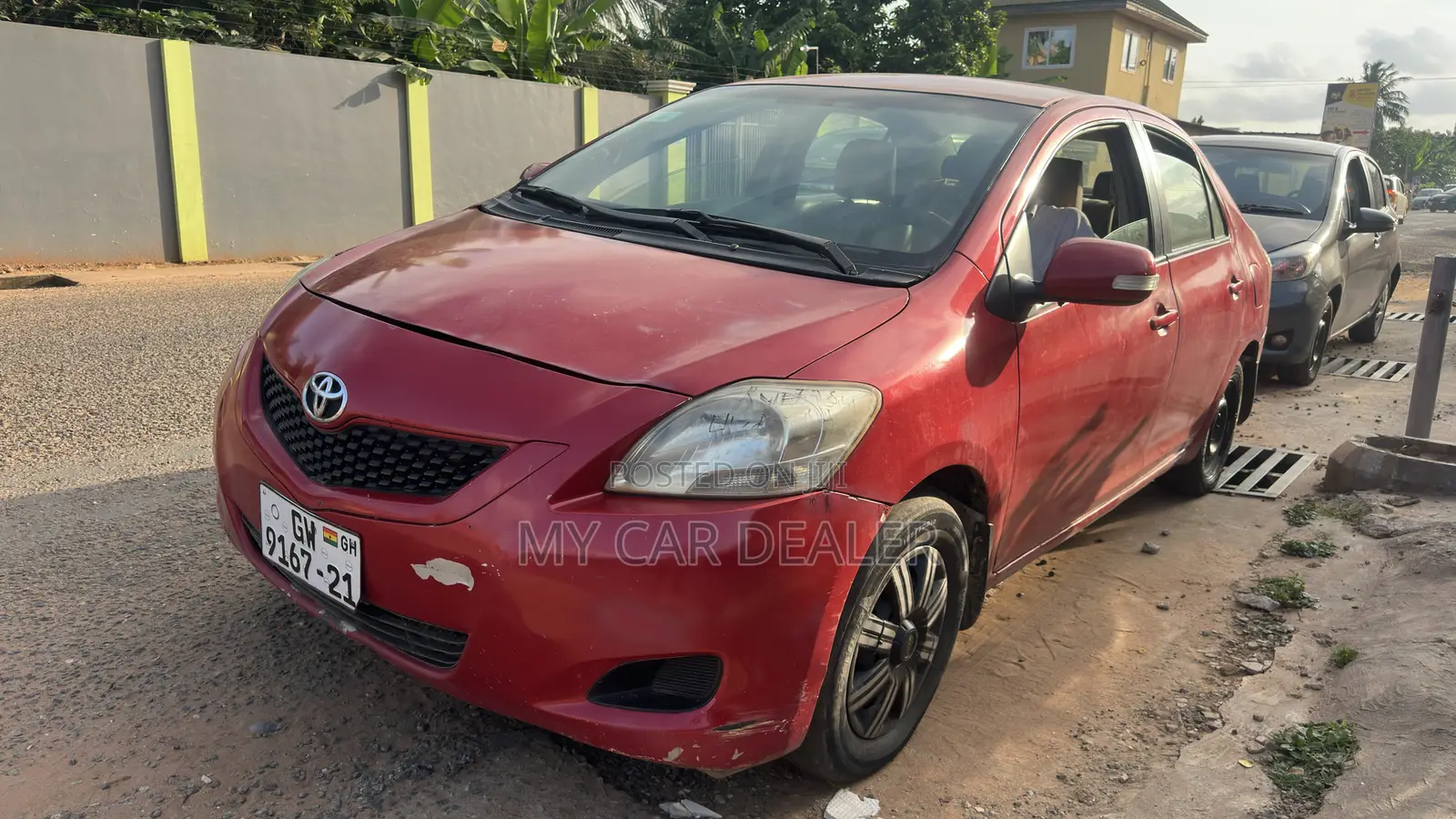 Toyota Belta 2010 Red