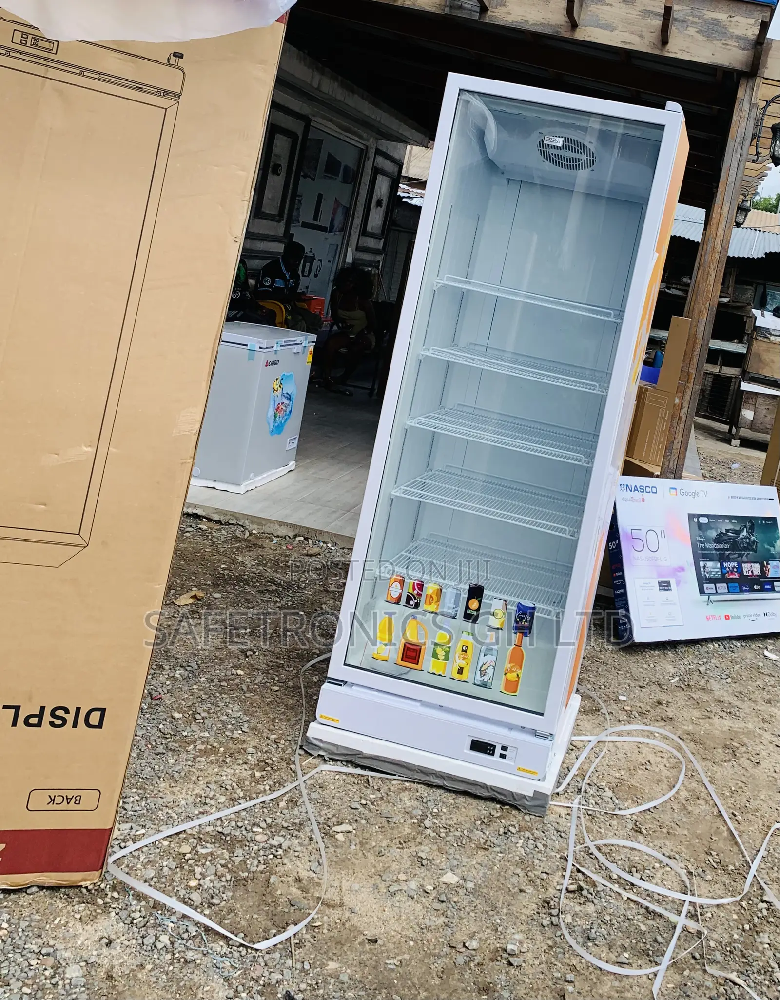 Excellent Zara-600dfg 591-Liter Single-Door Display Refrigerator