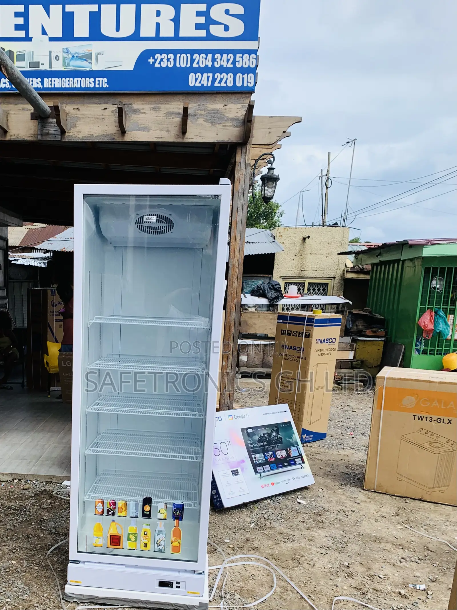 Long Lasting Zara-600dfg 591-Liter Single-Door Display Refrigerator