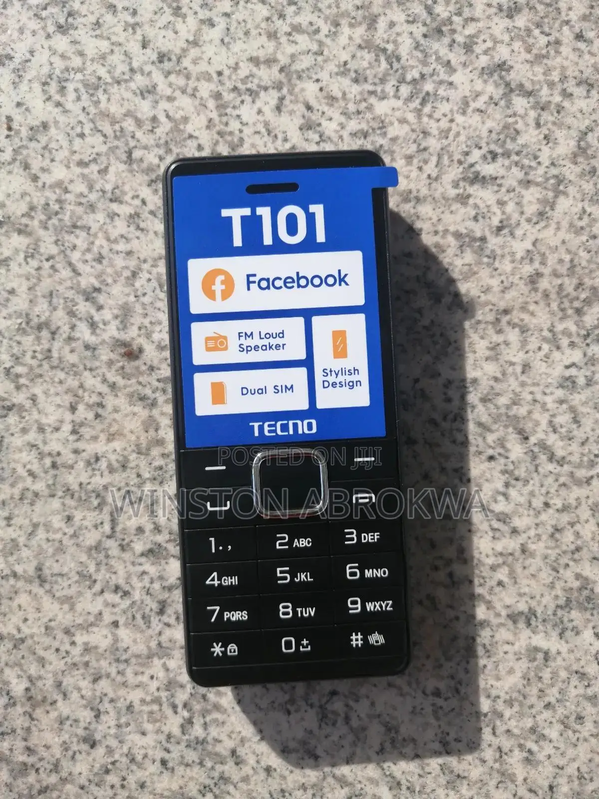 New Tecno T101 Black