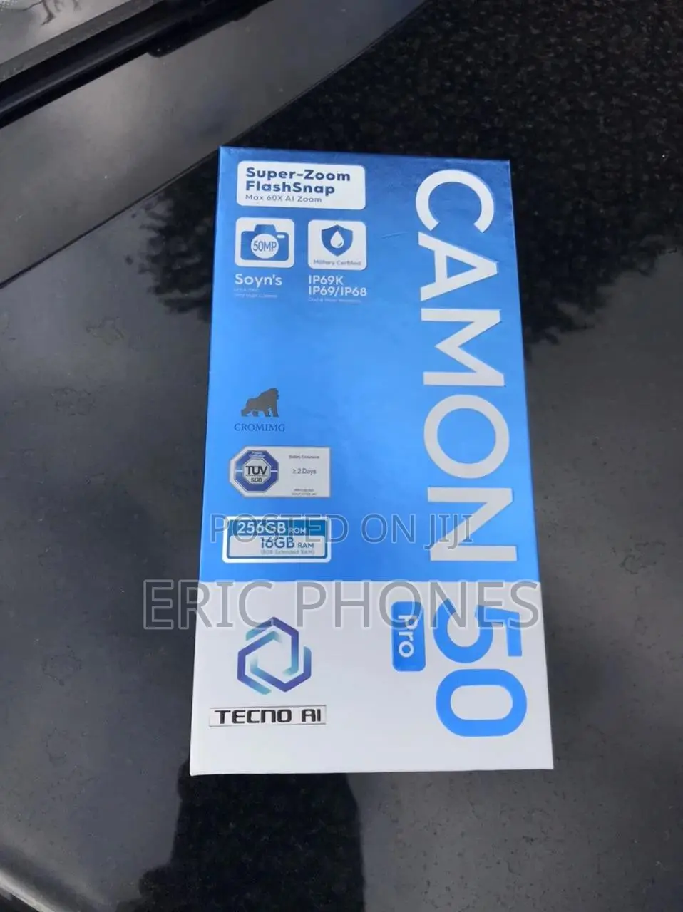 New Tecno Camon 50 Ultra 512 GB Black