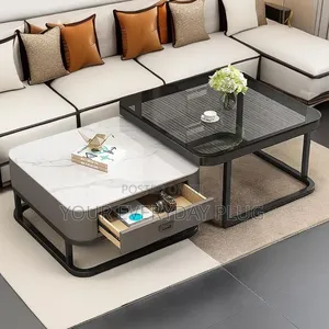 Modern 2 in 1 Center Table With Drawers