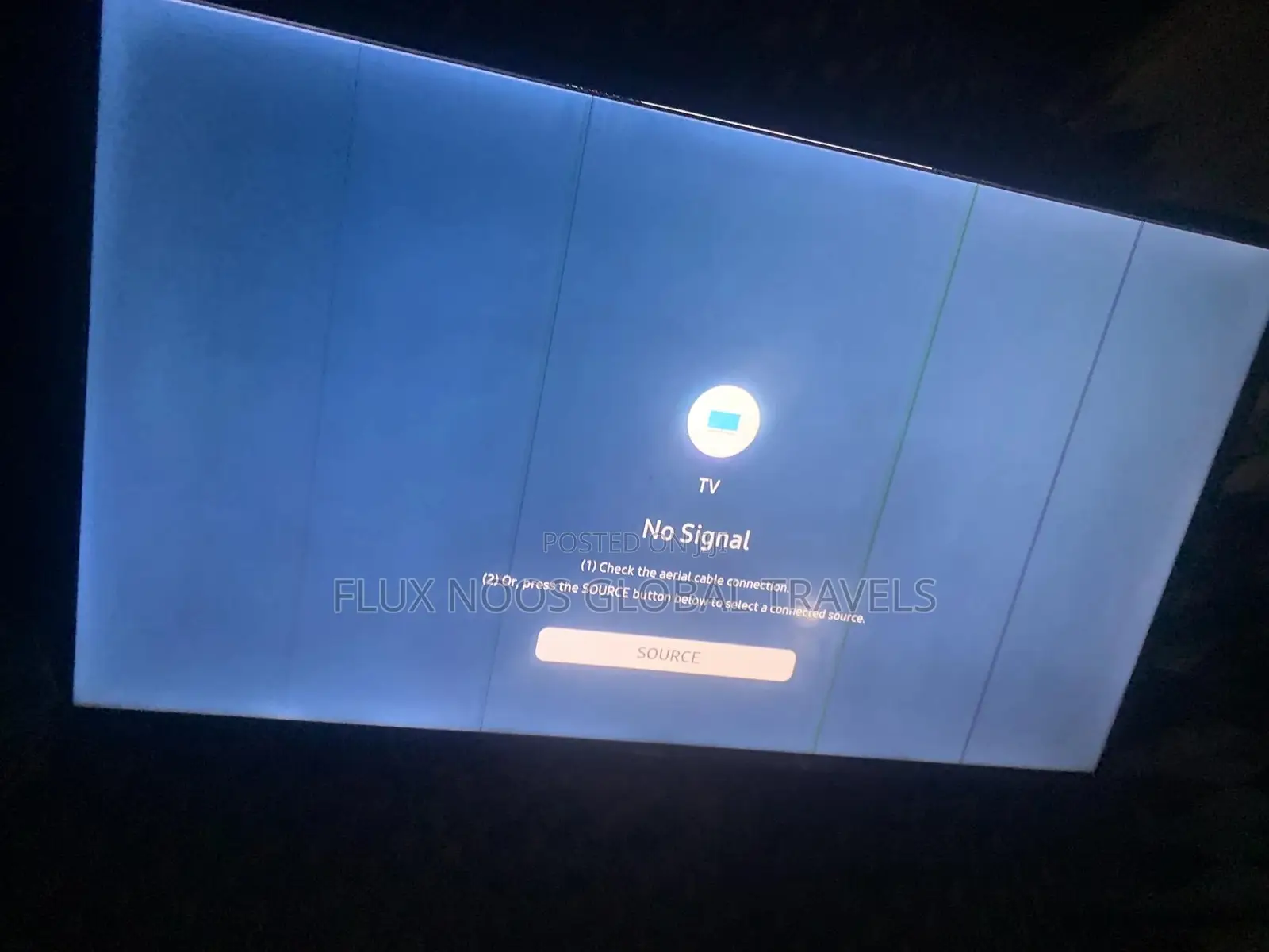 Original 43 Inch Samsung Tv. Screen Delays Before Coming