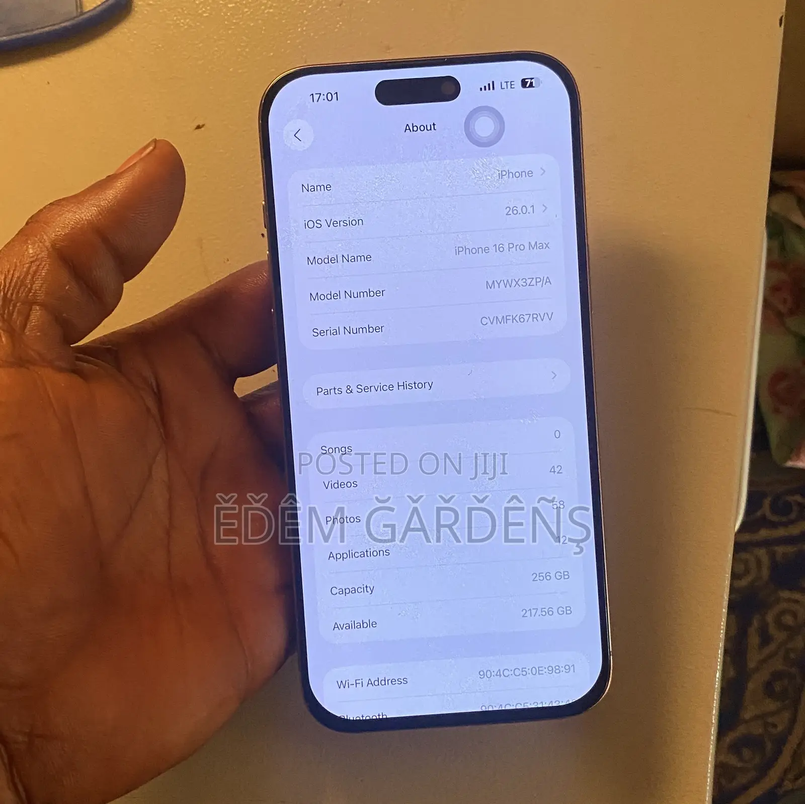 Apple iPhone 16 Pro Max 256 GB Gold