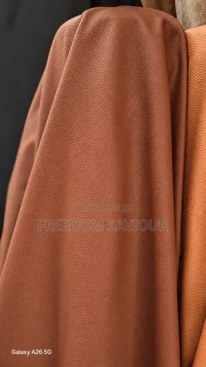 Premium Brown Upholstery Leather Fabric – Soft, Durable Elegant