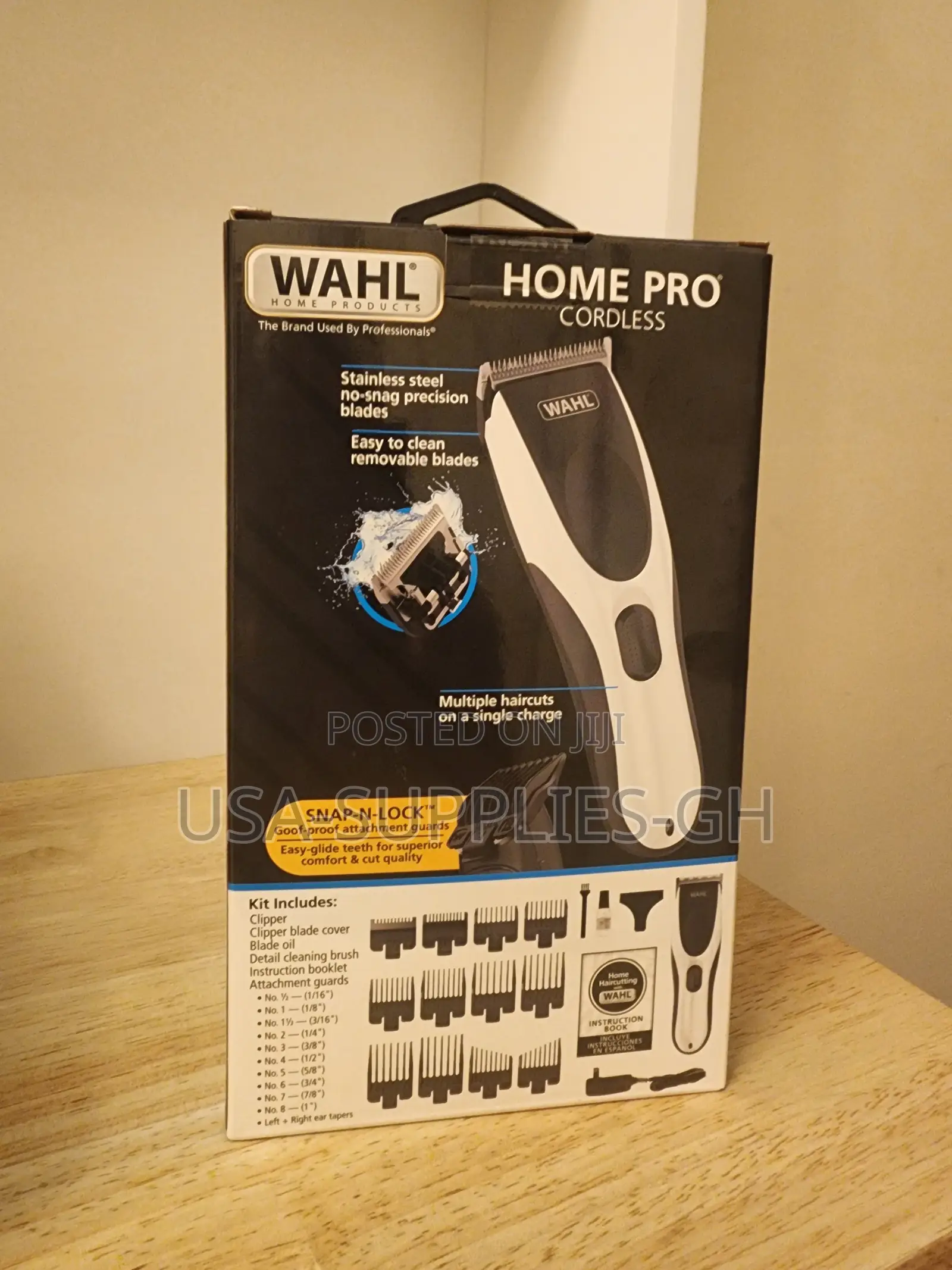 Wahl Clippers - Home Pro Cordless Rechargeable Hair Clipper From Usa