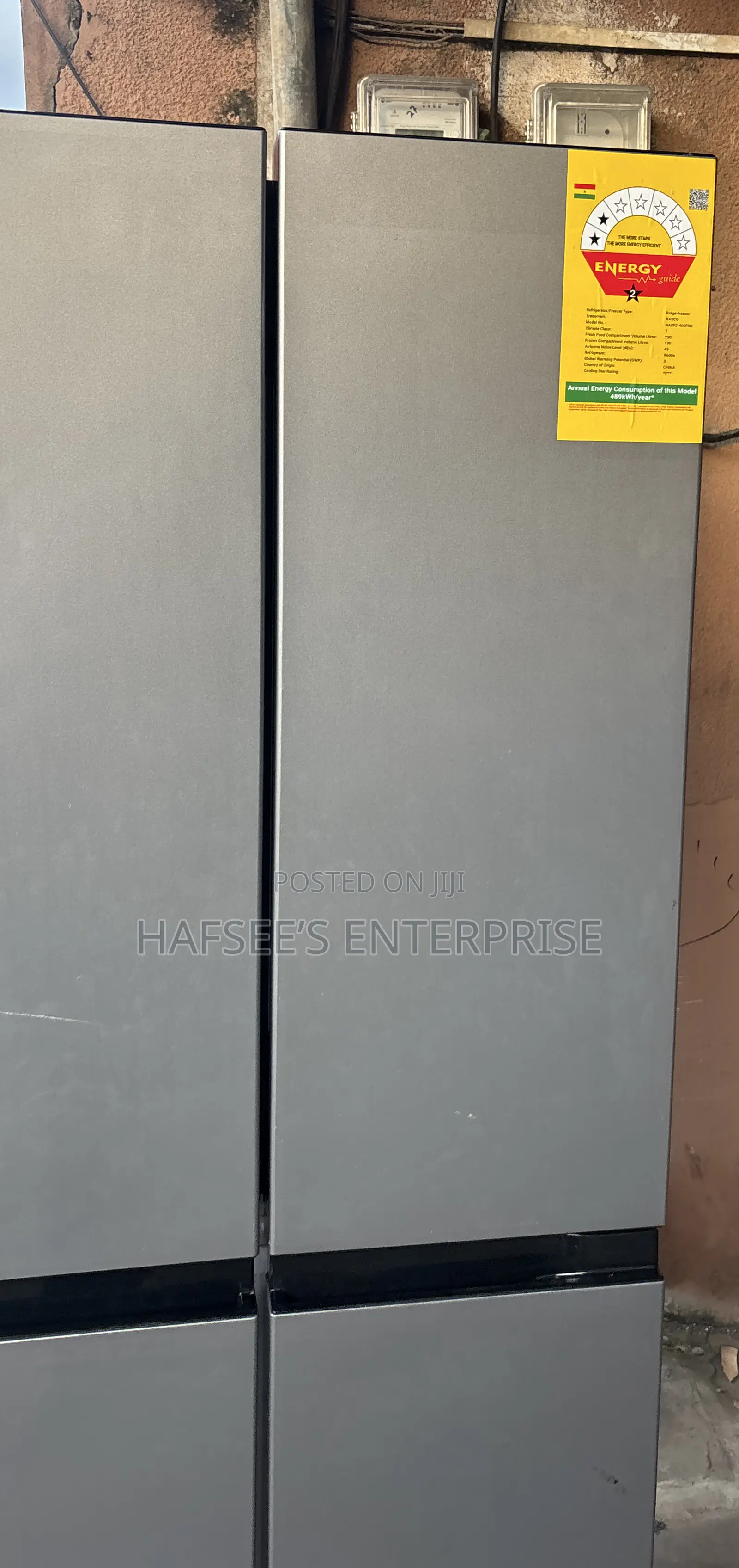 Nasco 360 Liters French 4 Doors Refrigerator