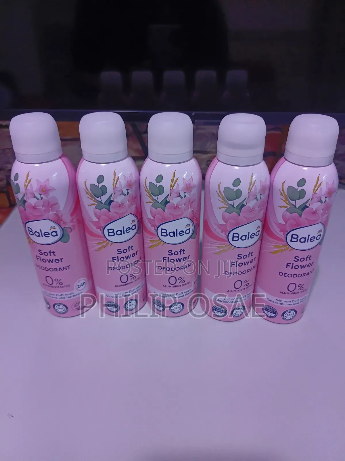 Balea Soft Flower Deodorant – 0% Aluminium, Light Floral Scent, 150ml