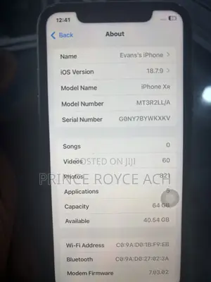 Apple iPhone XR 64 GB White