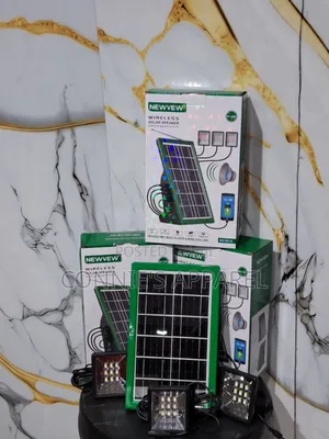 New View Wireless Rechargeable Solar Speaker