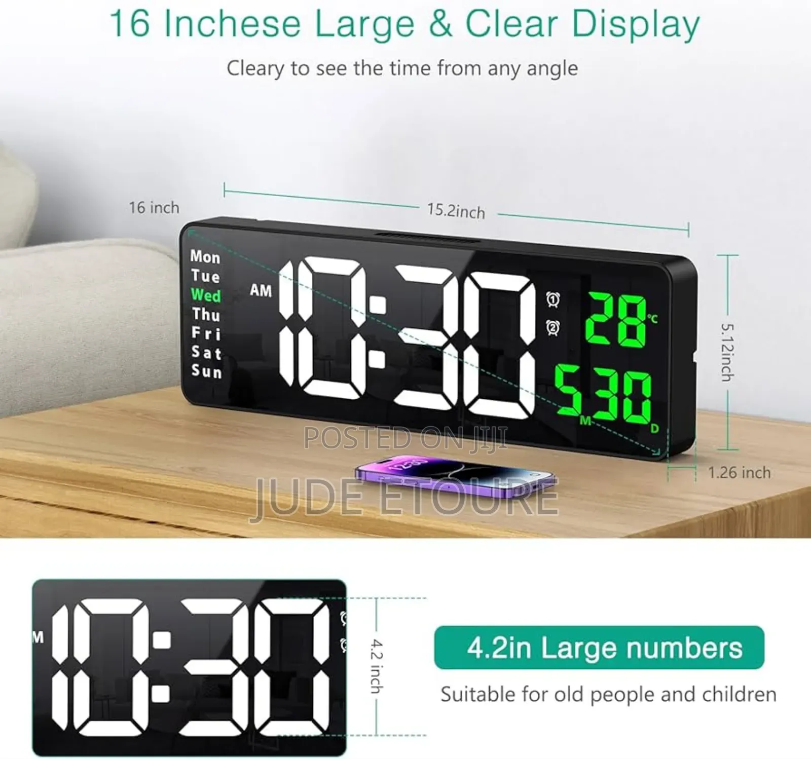 Electric Digital Display Clock