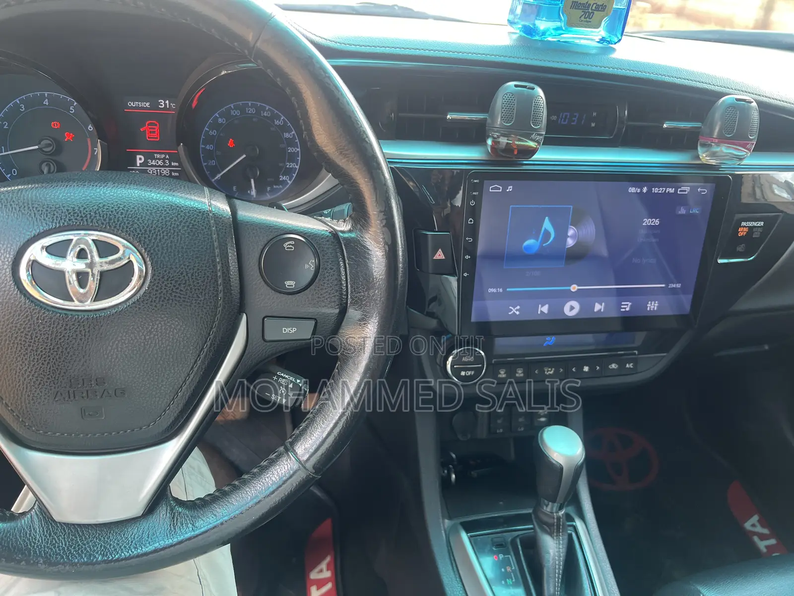 Toyota Corolla S 4dr Sedan (1.8L 4cyl CVT) 2016 Black