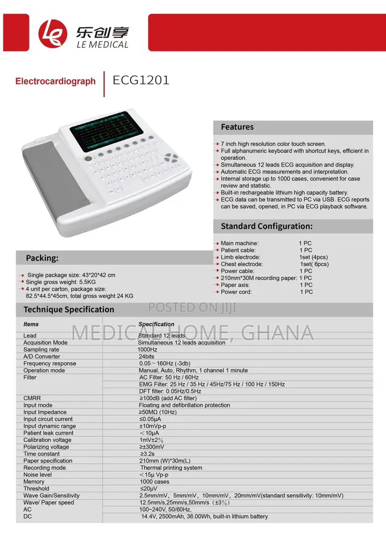 Ecg Machine 12channel