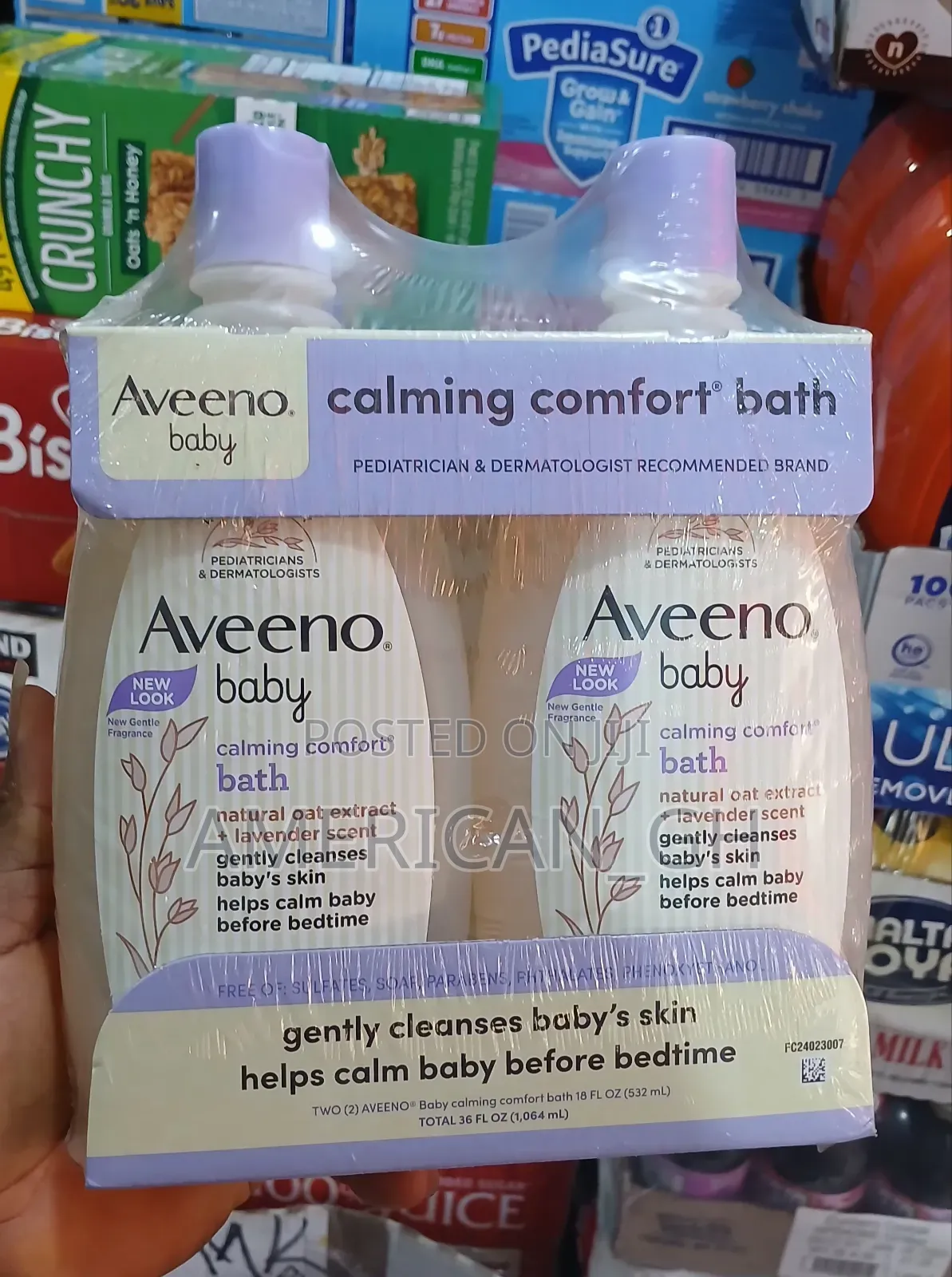 Aveeno Baby Calming Comfort Bath, Twin Pack