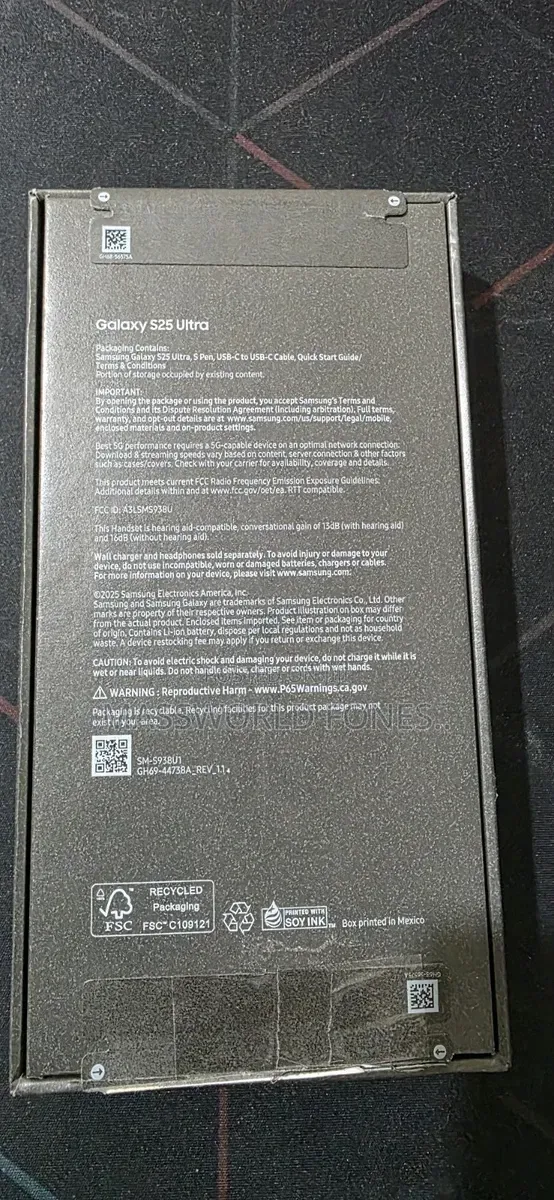 New Samsung Galaxy S25 Ultra 1 TB Black
